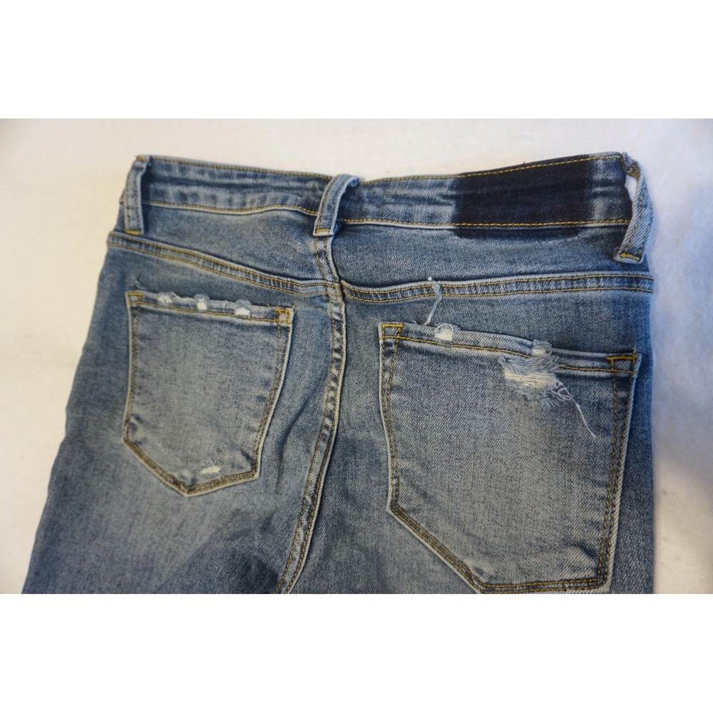Vervet by Flying Monkey Womens Distressed High Rise Skinny Jeans Blue Size 27 - Picture 6 of 6